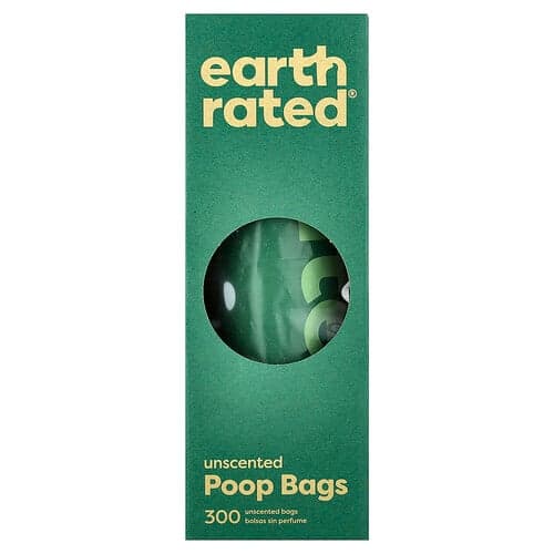 Earth Rated, Dog Waste Bags, Unscented, 300 Bags