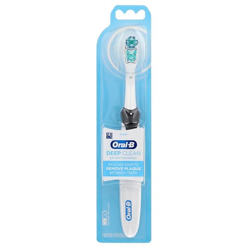 Oral-B, Deep Clean, Battery Toothbrush, 1 Battery Powered Toothbrush