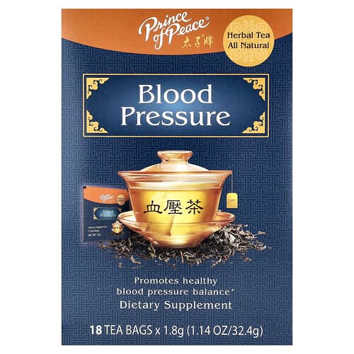 Prince of Peace, Herbal Tea, Blood Pressure, 18 Tea Bags, 1.14 oz (32.4 g)