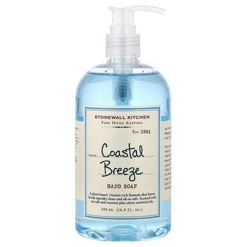 Stonewall Kitchen, Hand Soap, Coastal Breeze, 16.9 fl oz (500 ml)