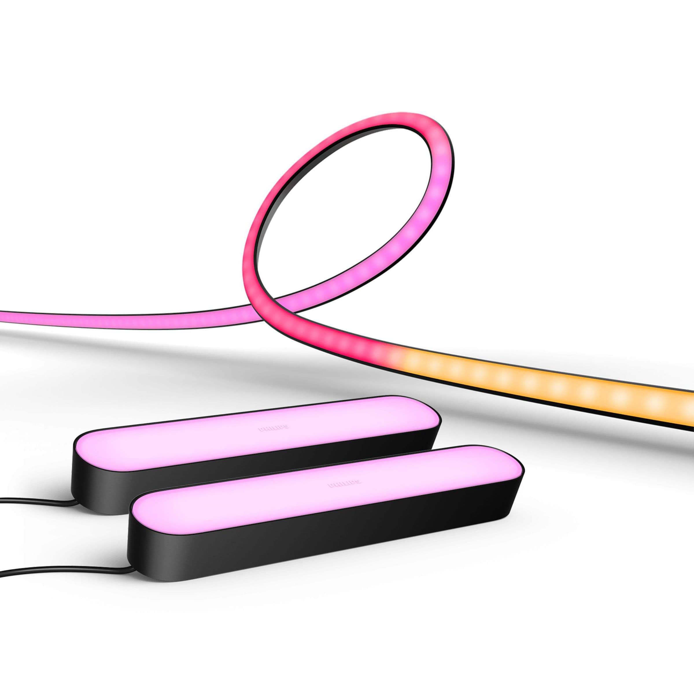 Philips Set: 2x Play Lightbar Schwarz + Play Gradient Lightstrip Tv 75"