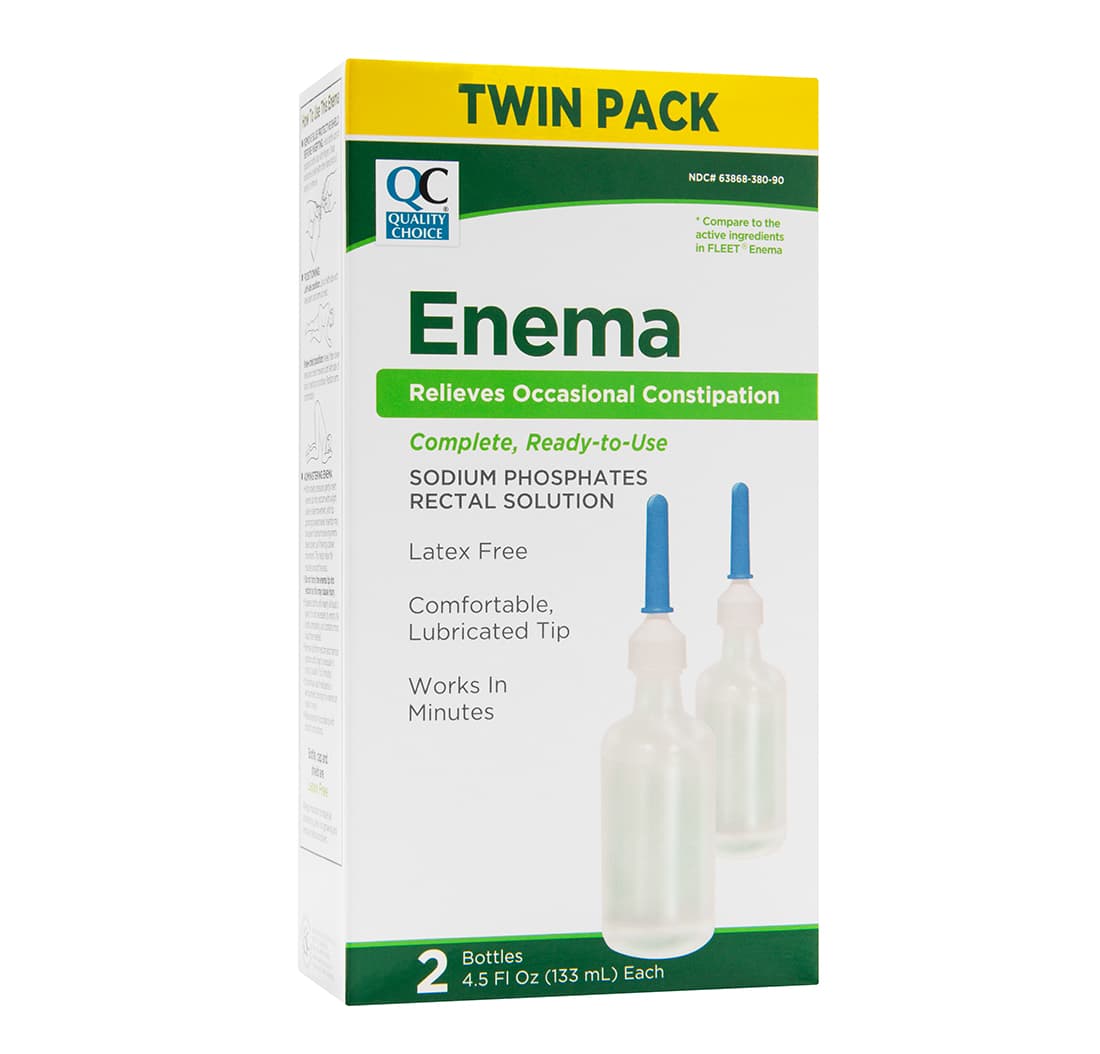ENEMA Gebrauchsfertig (2 Pack) (Latexfrei) (4.5 Fluid Oz.) 133ml