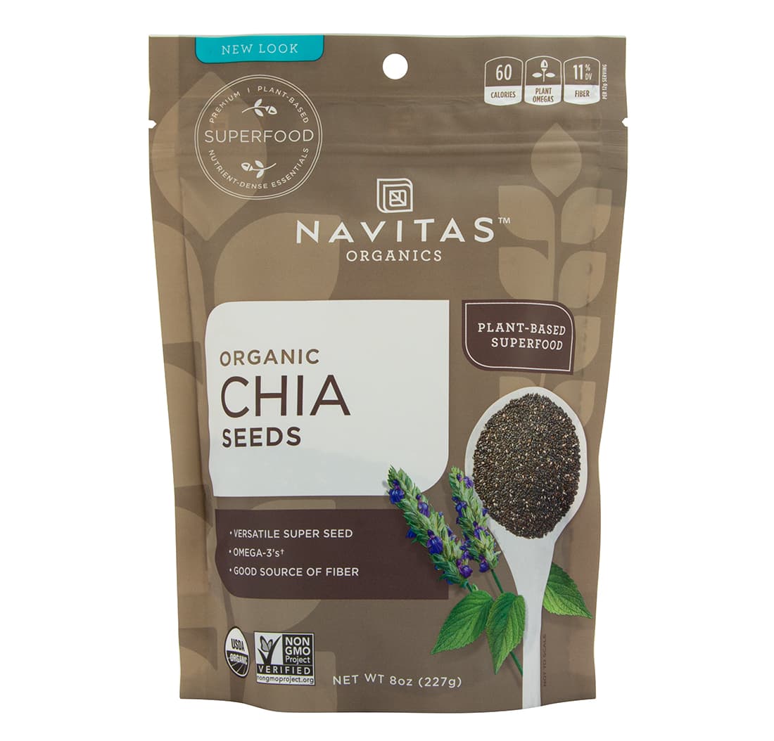 CHIA SAMEN (BIO- Superfood auf Pflanzenbasis) (8oz) 227g