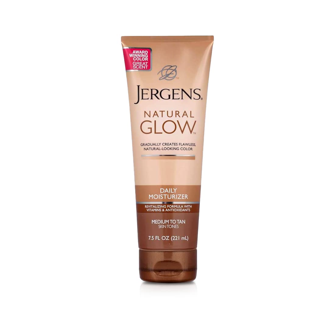 JERGENS NATURAL GLOW TÄGLICHE FEUCHTIGKEITSPFLEGE (medium Hautton) 221ml