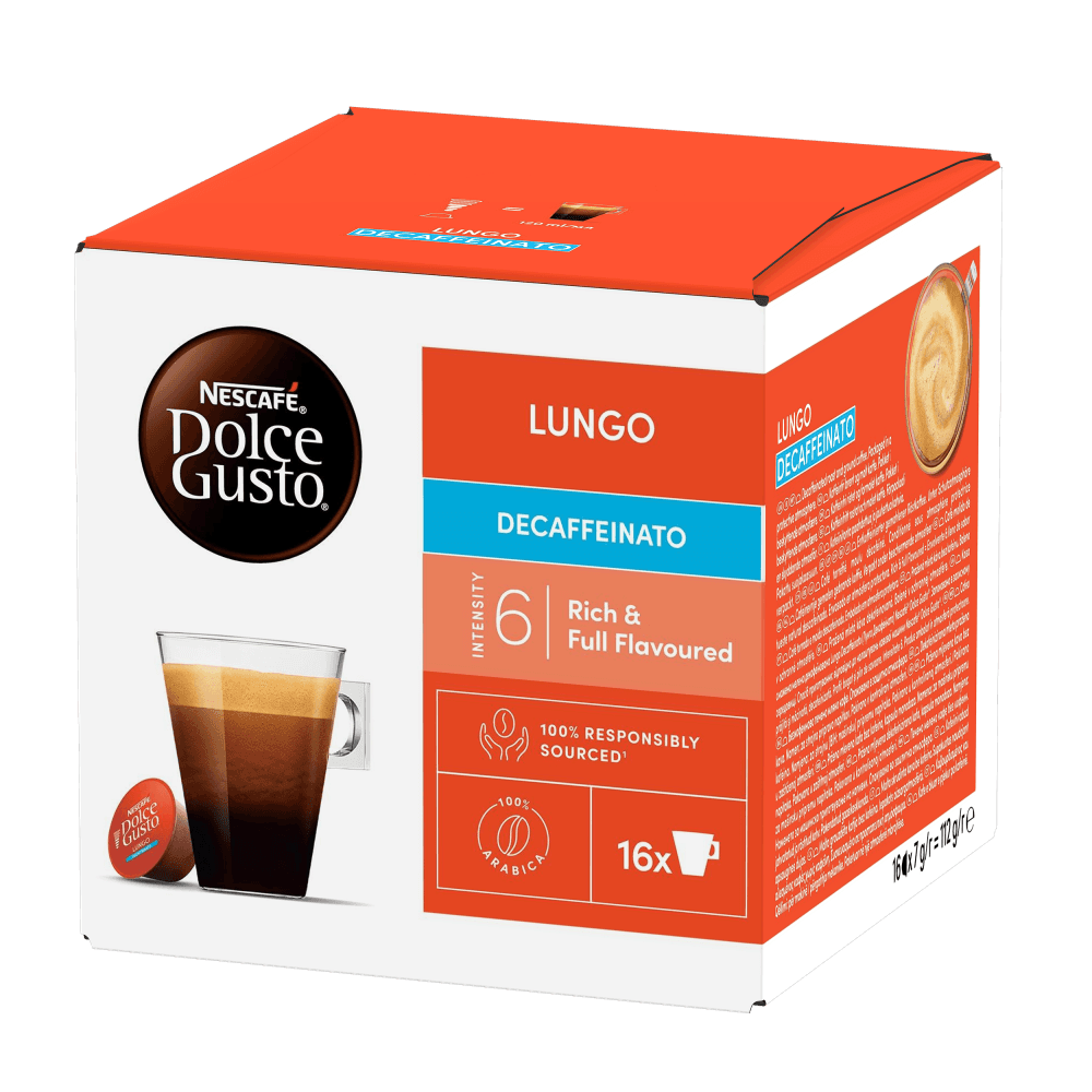 Lungo Decaffeinato - 16 Kapseln