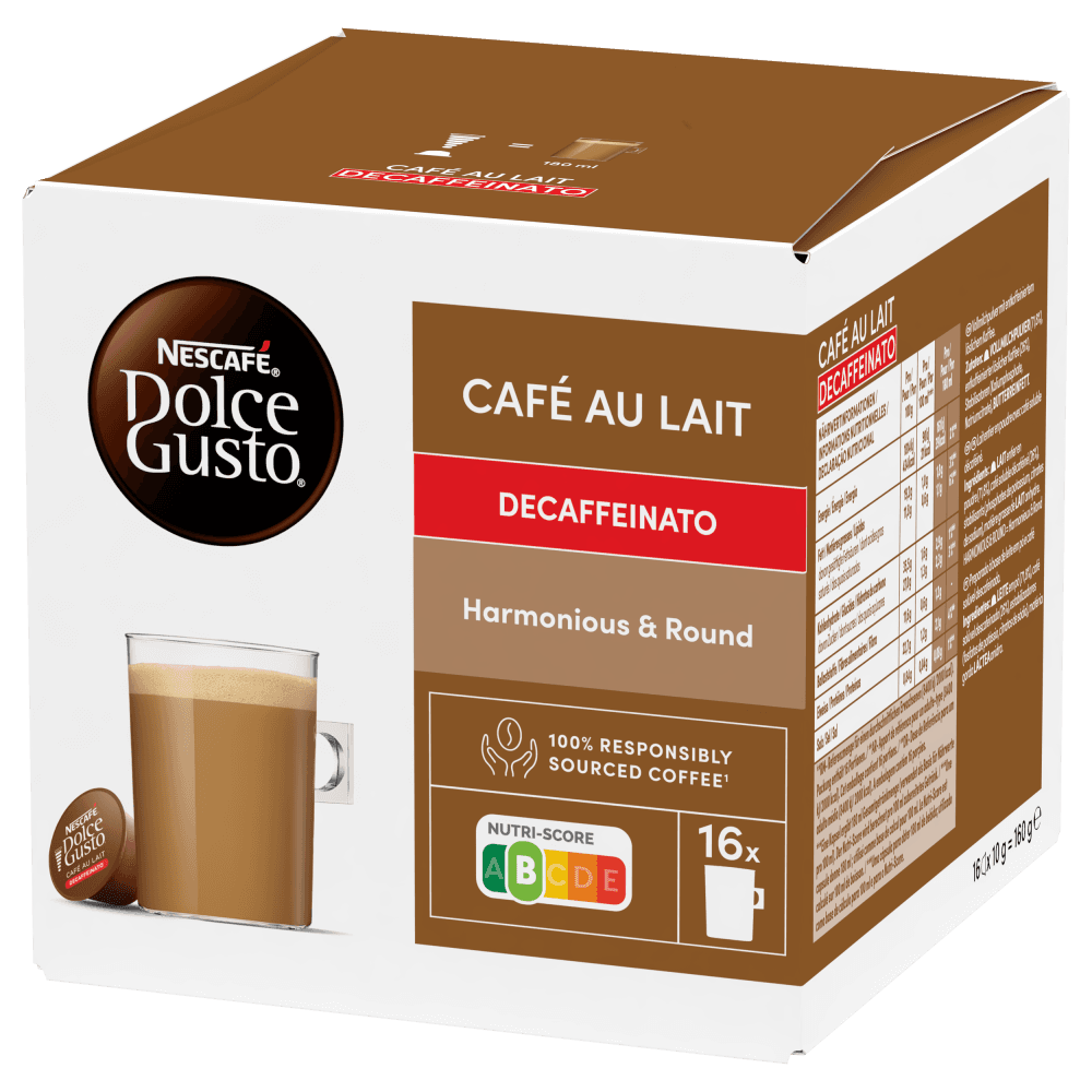 Café Au Lait Decaffeinato - 16 Kapseln