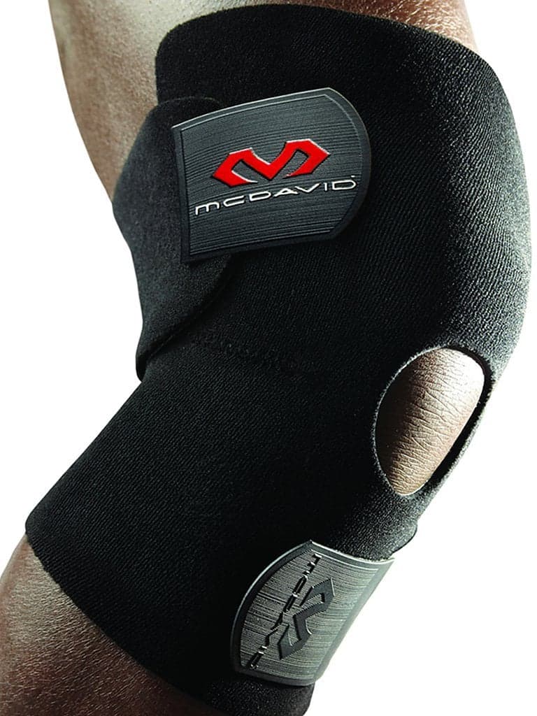 MC DAVID Kniebandage mit Klettverschluss schwarz