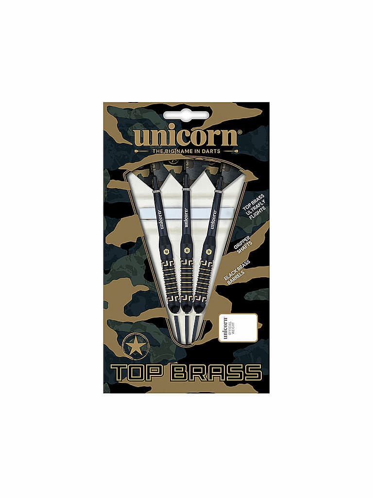 UNICORN Dartpfeil Top Brass 20g schwarz