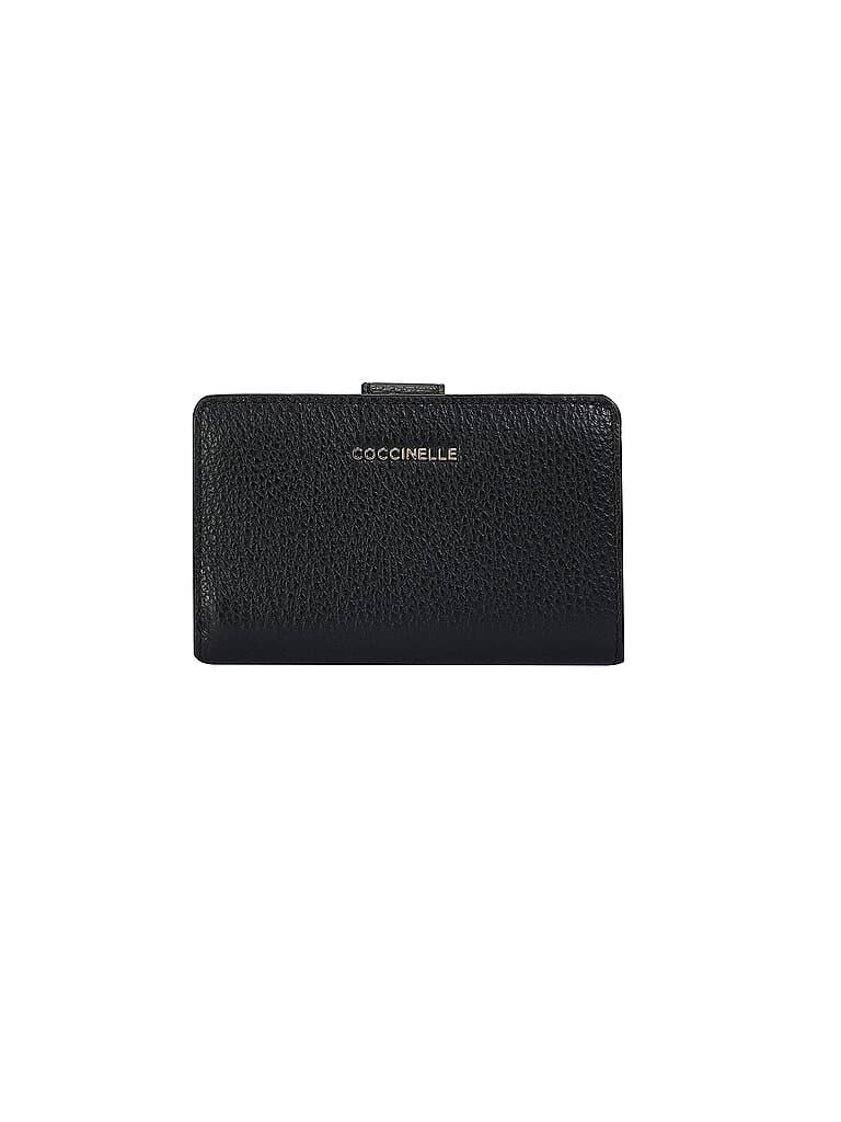 COCCINELLE Geldbörse METALLIC SOFT schwarz