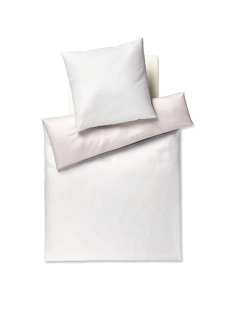 JOOP Satin Bettwäsche Micro Pattern 70x90cm/140x200cm Creme creme