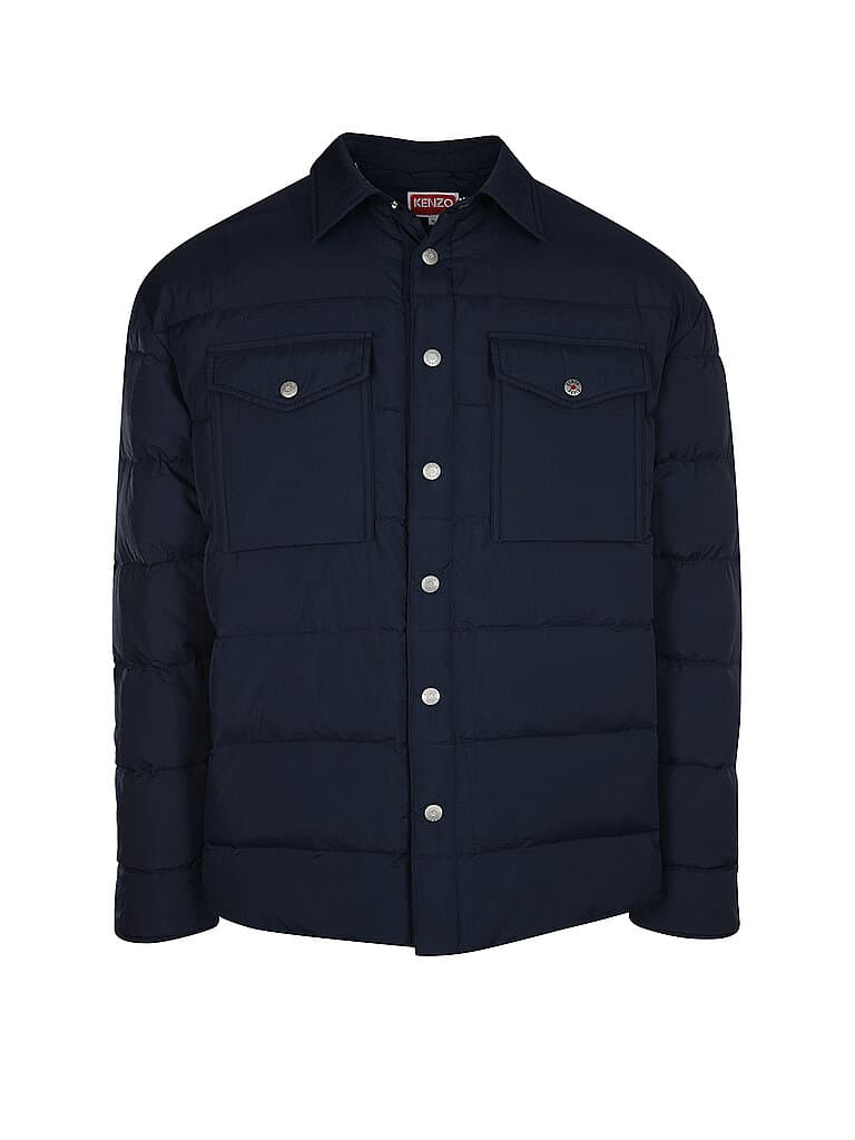 KENZO Steppjacke dunkelblau | M