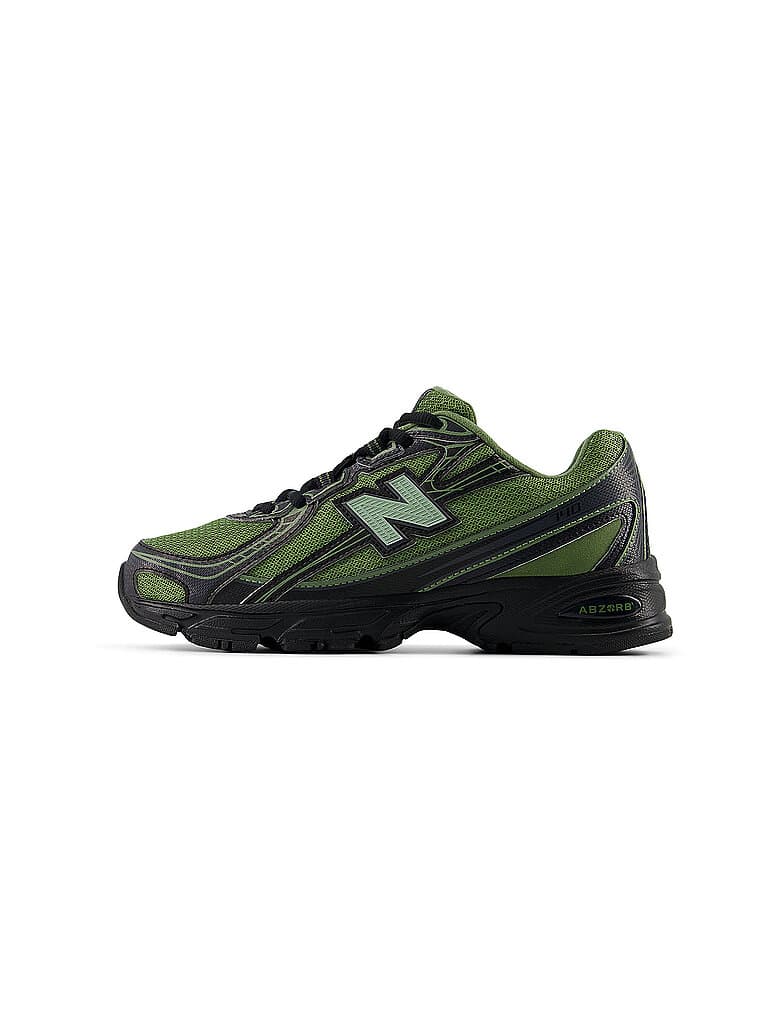 NEW BALANCE Kinder Sneaker 740 BUNGEE LACE dunkelgrün | 35 1/2