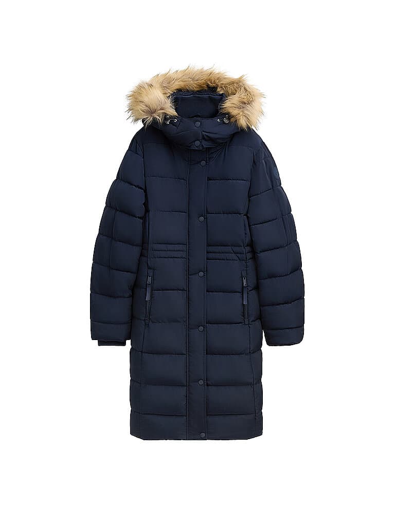 TOM TAILOR Steppmantel dunkelblau | M