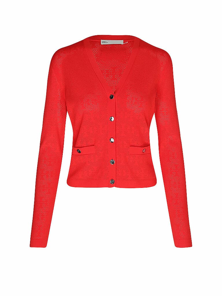 TORY BURCH Strickjacke  rot | S