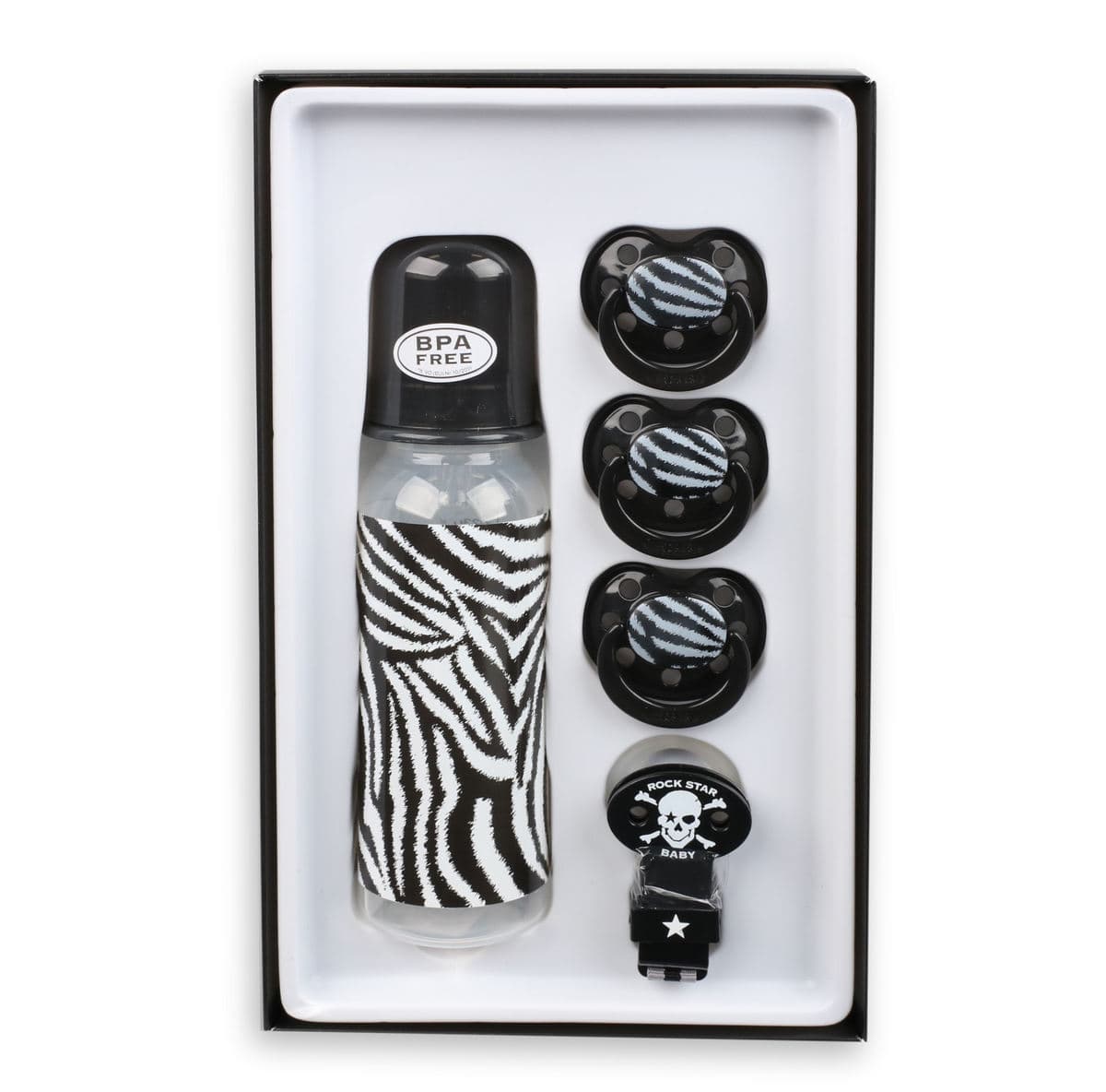 Baby Geschenkset ROCK STAR BABY - Zebra