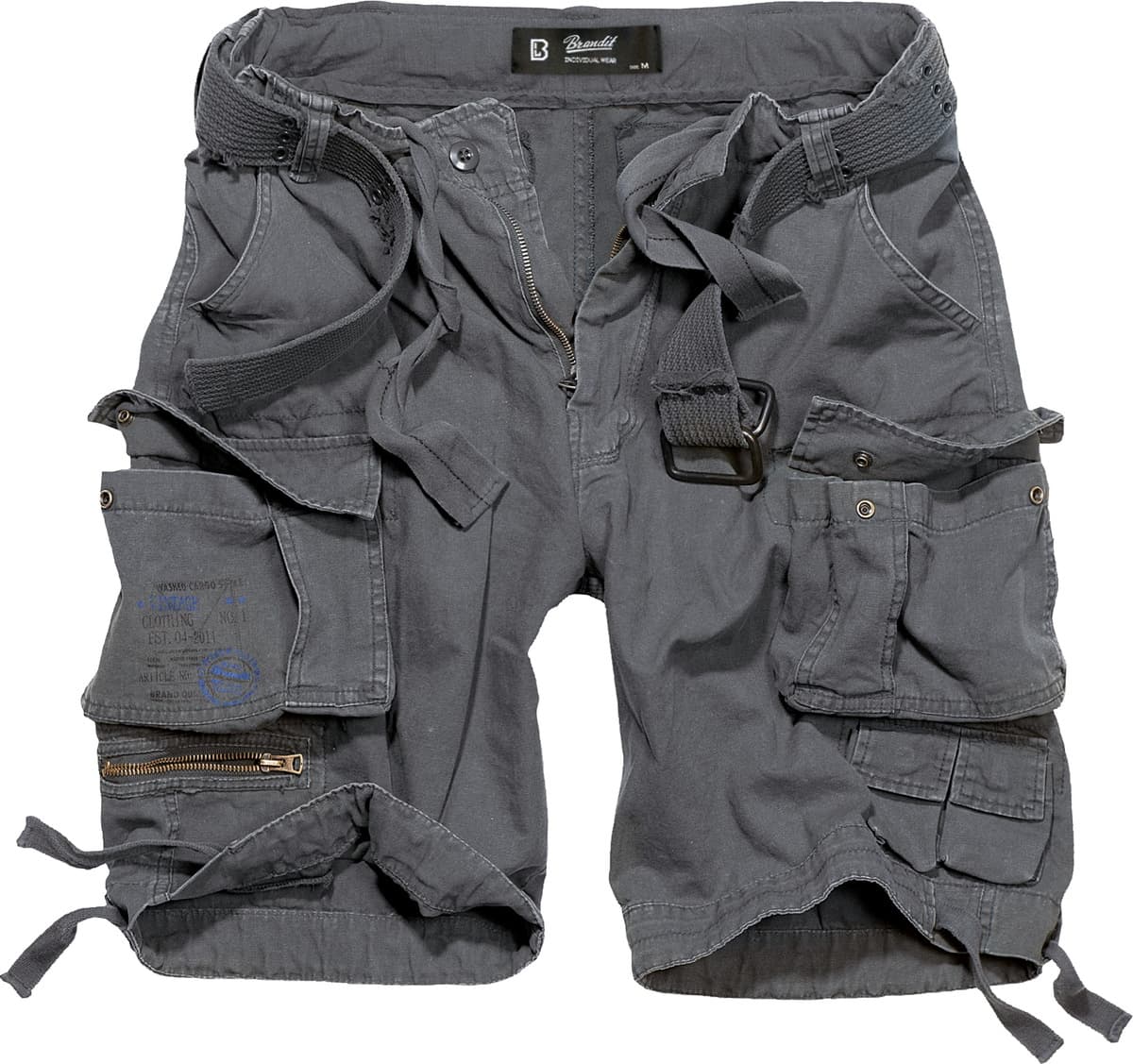 herrenshorts BRANDIT - Gladiator Vintage-Shorts Anthrazit L