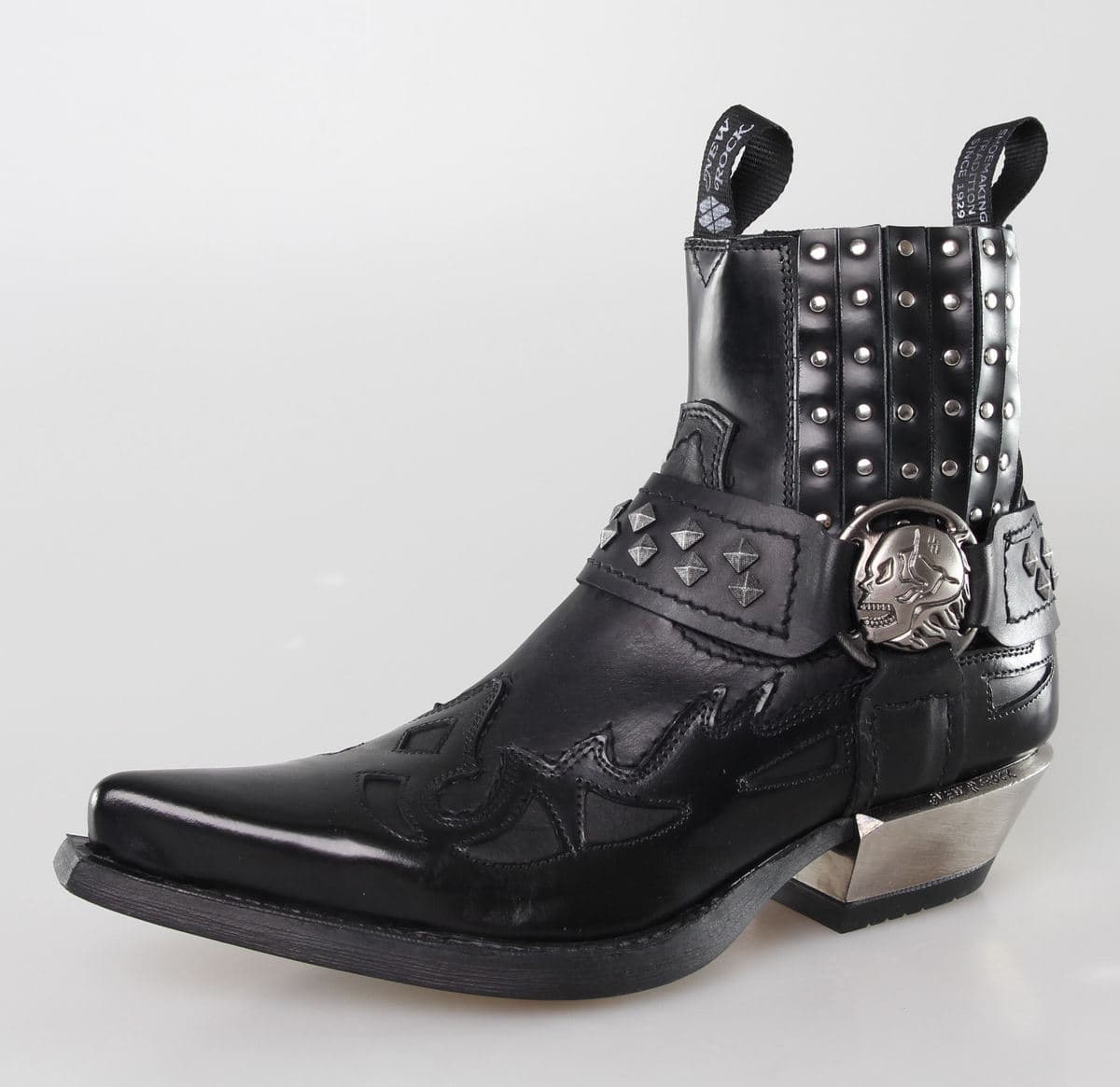 Stiefel NEW ROCK - ARTIKEL NEGRO, ITALI NEGRO, WEST NEGRO-ACERO TACON ACERO 41