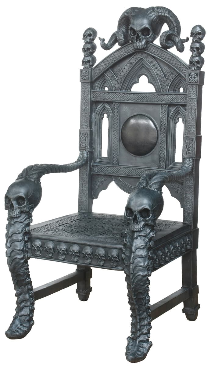 Thron Magnificent Skull - Black
