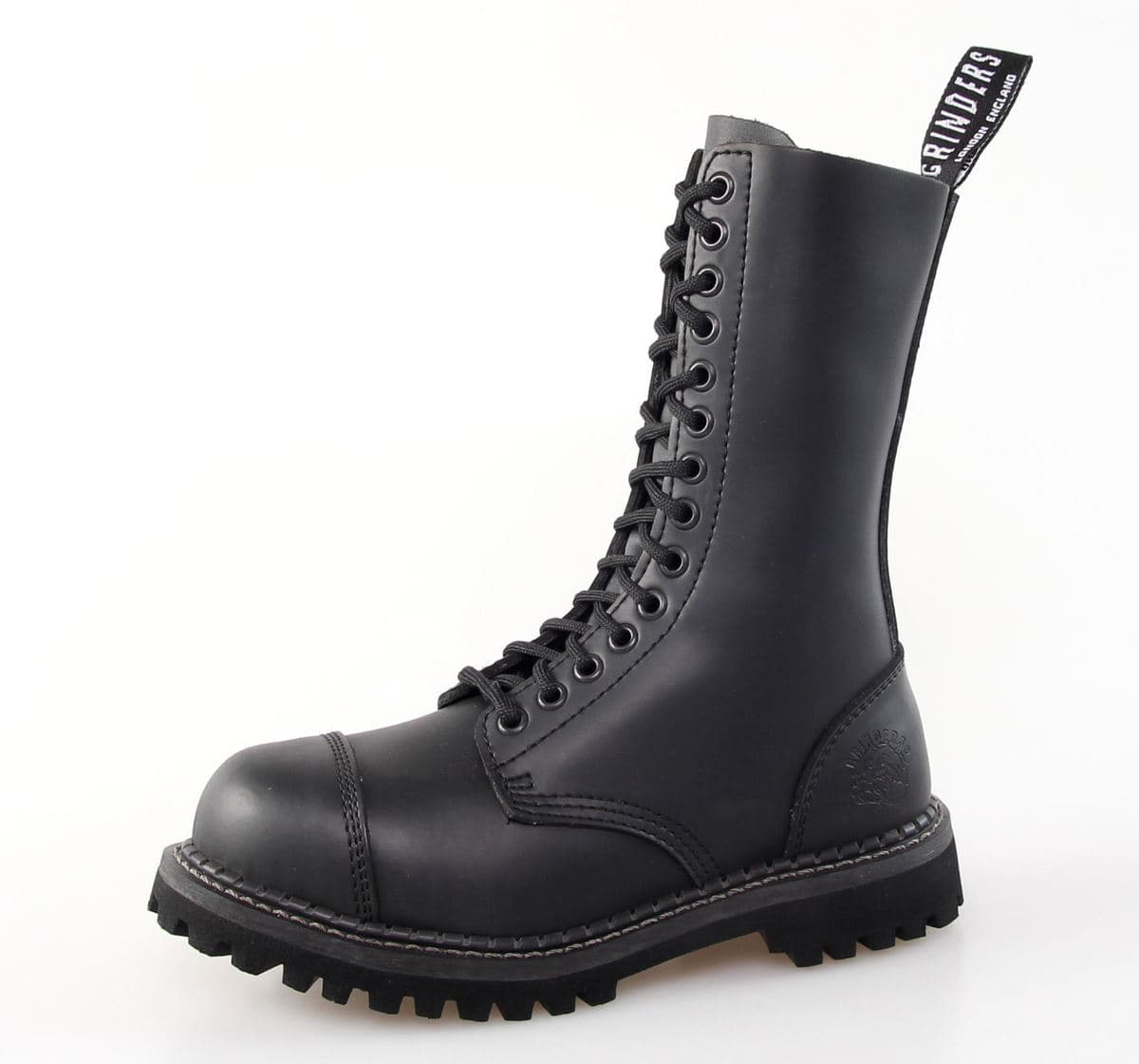 Lederstiefel/Boots Grinders  - 14-Loch  - Herald Derby 44