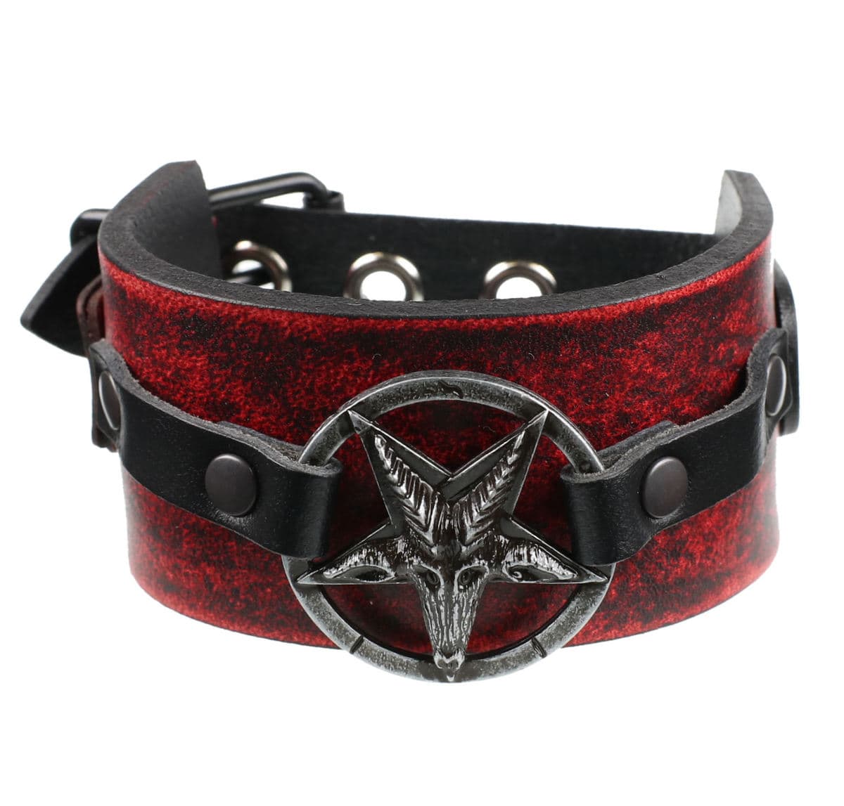 Armband Baphomet - red