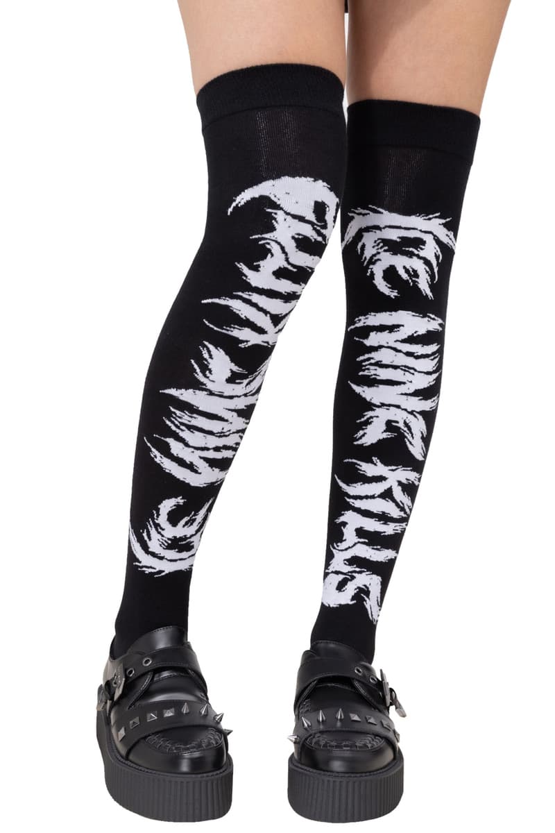Kniestrümpfe KILLSTAR x ICE NINE KILLS - INK Logo - Black