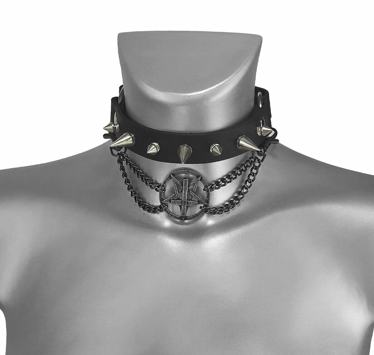 Halsband (Schuhaccessoire) THE DEVIL'S KISS INVERTED CROSS
