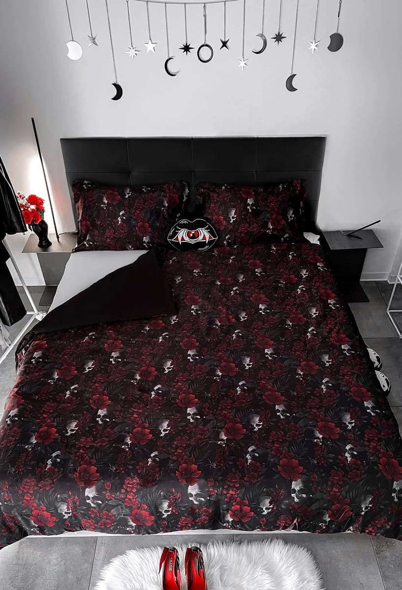 Tagesdecke KILLSTAR - Beastie Bloom - schwarz