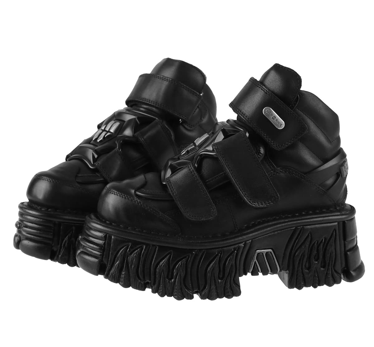 Schuhe NEW ROCK - ITALI NEGRO, NOMADA NEGRO, FIRE 37