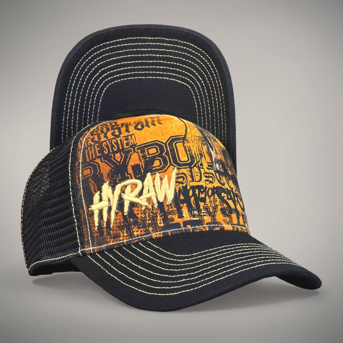 Basecap HYRAW - FUCK THE SYSTEM - TRK