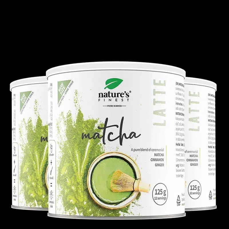 Matcha Chai Latte | Reich an Chlorophyll | Matcha, Zimt, Ingwer | Natürliche Alternative zu Kaffee | Antioxidantien | Mehr Energie