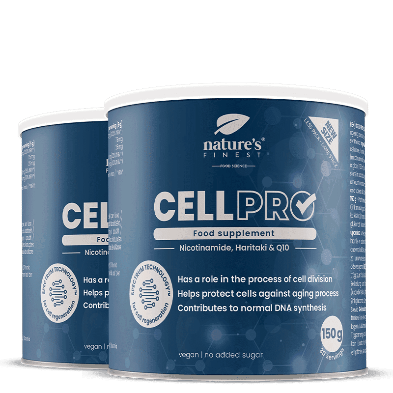 Nature's Finest Cell PRO | Langlebigkeits-Drink | Niacin, CoQ10, Haritaki + Vitamin C