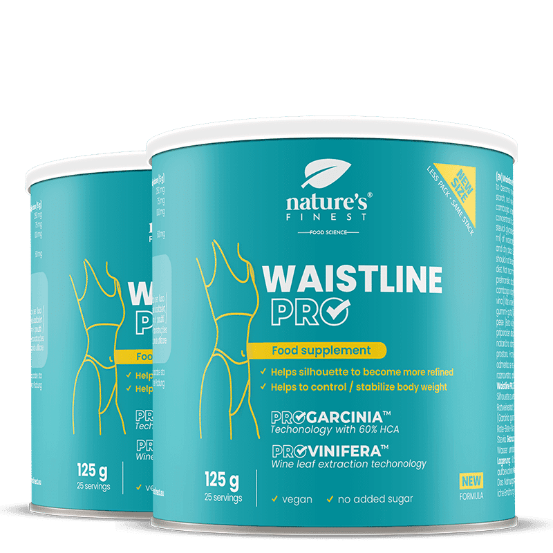 Nature's Finest Waistline PRO | Garcinia-HCA + Rotweinextrakt zur Unterstützung der Taille | Hilfe bei Appetitkontrolle + Gewichtsmanagement