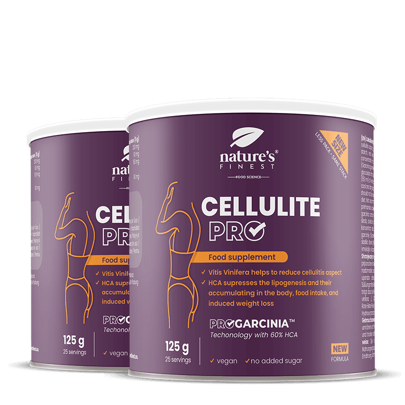 Nature's Finest Cellulite PRO | Beauty-Drink zur Unterstützung des Erscheinungsbildes von Cellulite | Garcinia-HCA + Rotweinextrakt für glattere