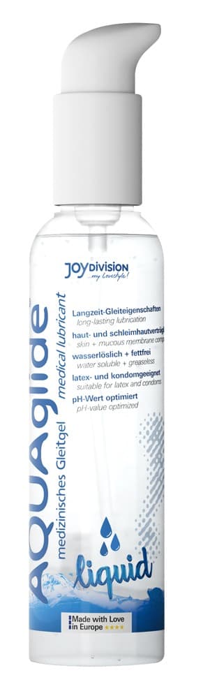 Gleitgel „AQUAglide liquid“ mit fließender Konsistenz
