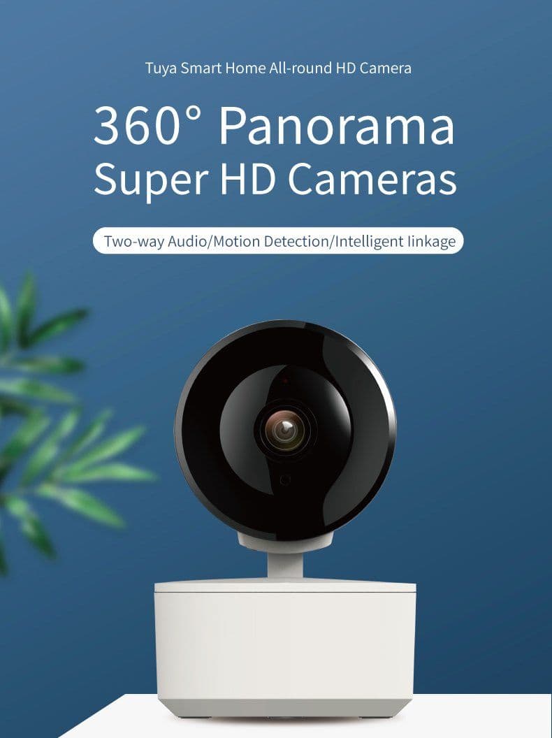 Camera de surveillance WiFi avec détection de mouvement intérieur et extérieur