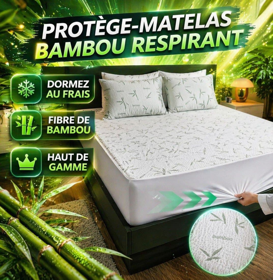 Protège-Matelas Bambou Respirant ConfortPremium™