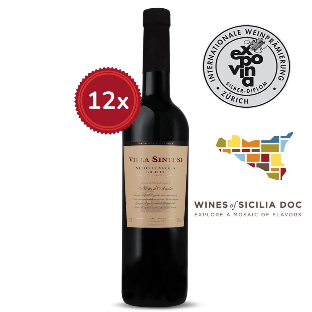 12 Flaschen Villa Sintesi 2024 Sicilia DOC