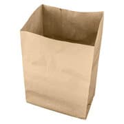 BIO-Papierbeutel Einkaufsbeutel Obst/Gemüse 10l, 200+170x360mm kompostierbar braun, 10 Stk.
