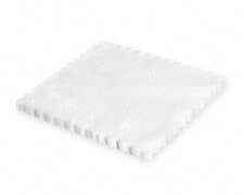 Dessertdeckchen Untersetzter Tischdeko 17 x 17 cm Tissue-Deckchen weiß, 500 Stk.