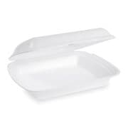 Menüboxen Klappbox 240x207x69mm geschäumt, einteilig, 25 Stk.