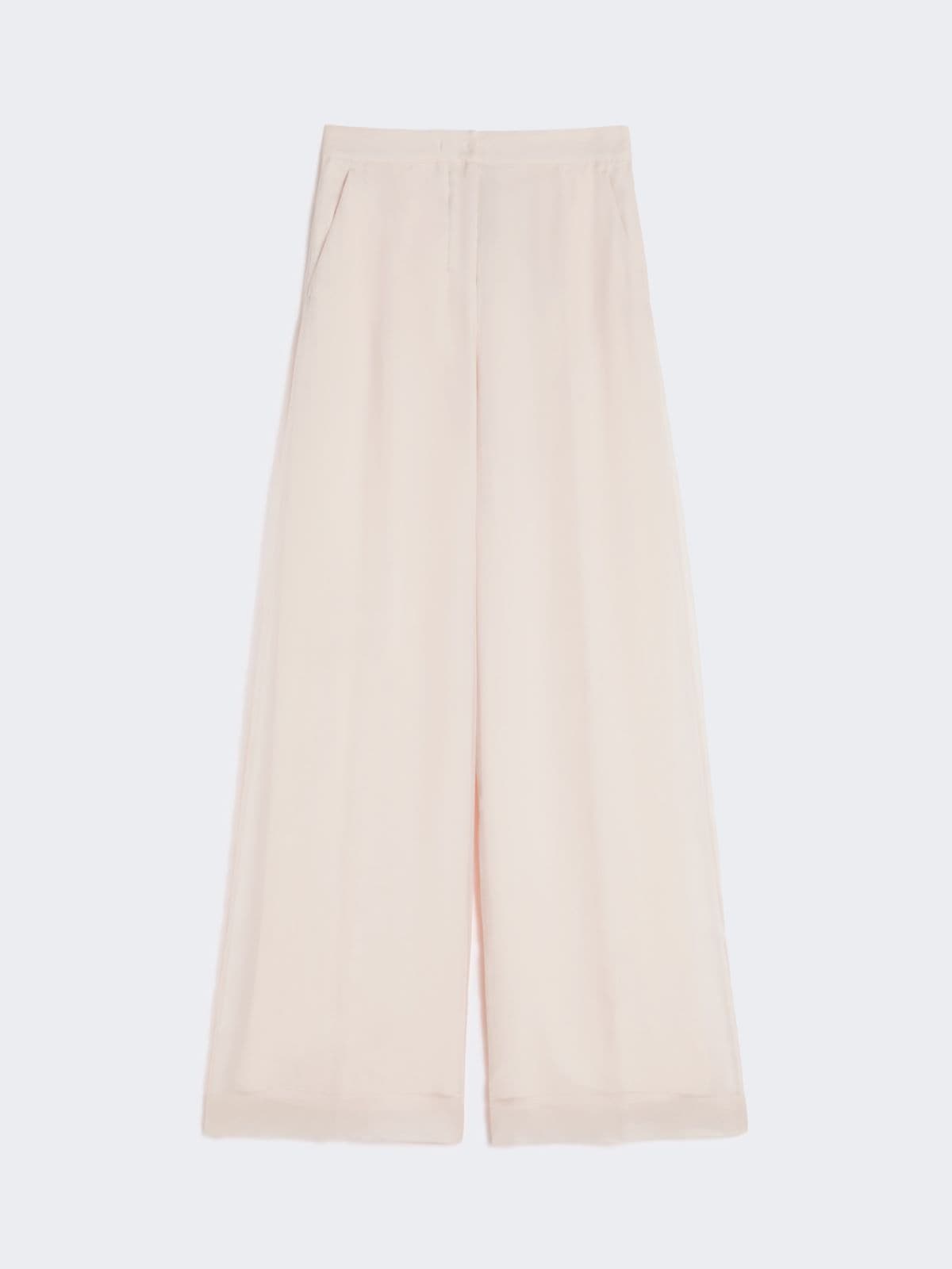 Max Mara Damen - Hose aus Seidenorganza - Puder - Größe 44