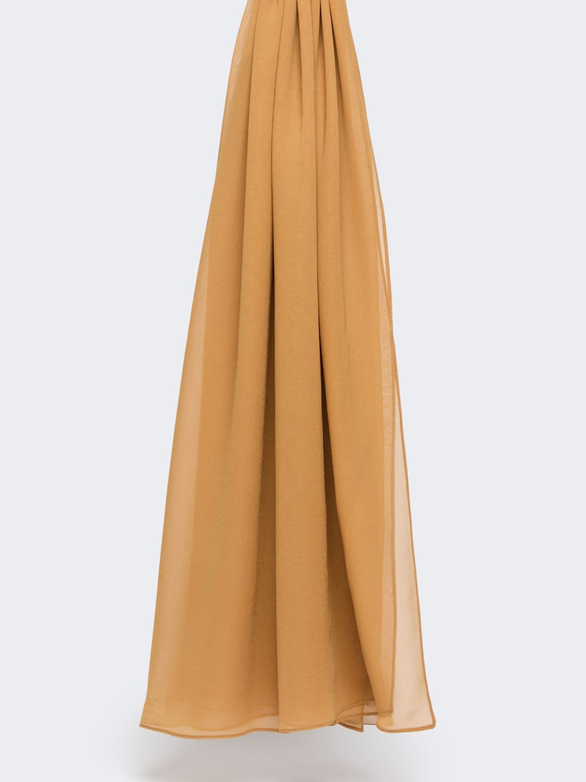 Max Mara Damen - Stola aus Seiden-Georgette - Karamell - Größe UNI