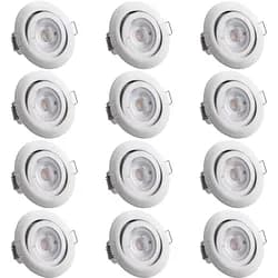 LED Einbauleuchte Krog 12er-Set Weiß
