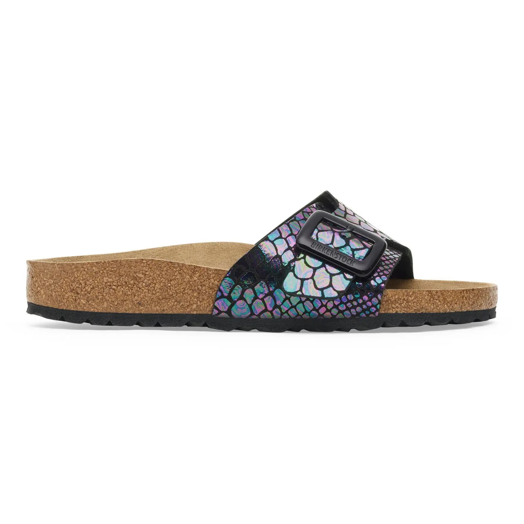 Damen Sandalen mit gepolstertem Riemen aus Kunstleder Birkenstock Catalina