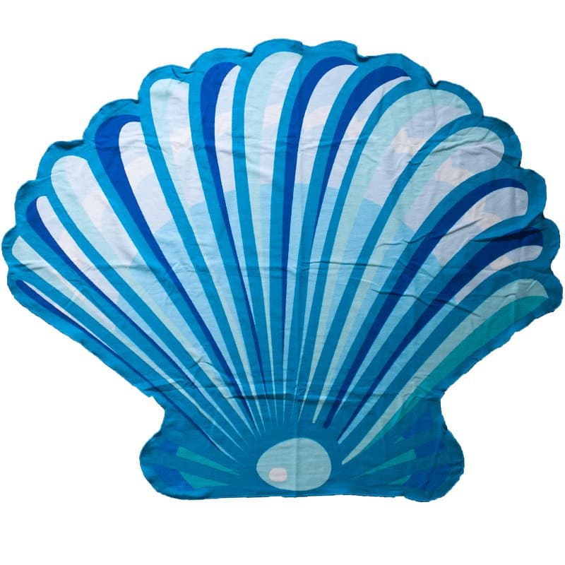 Serviette de plage en microfibre, Shell