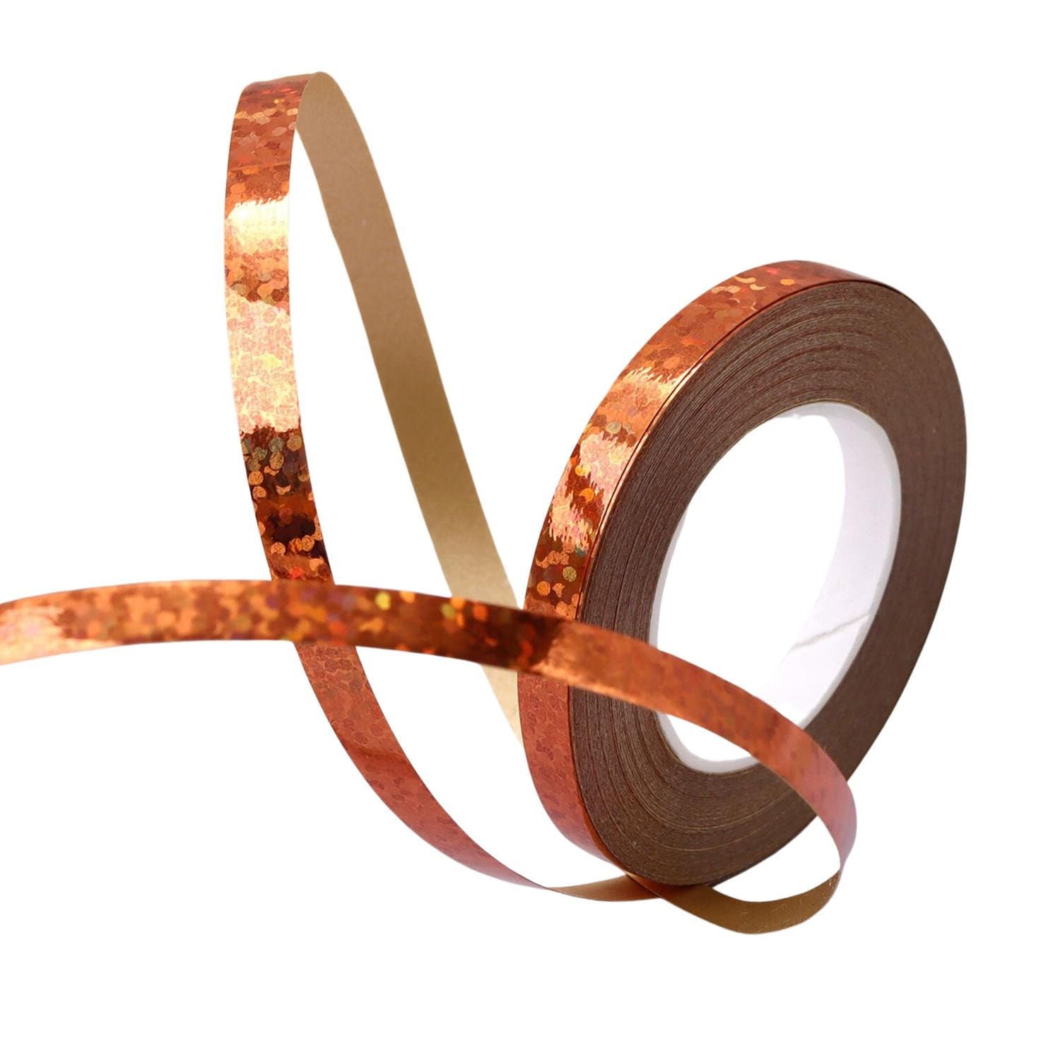 Bandes de décoration scintillantes - orange - 10 mètres