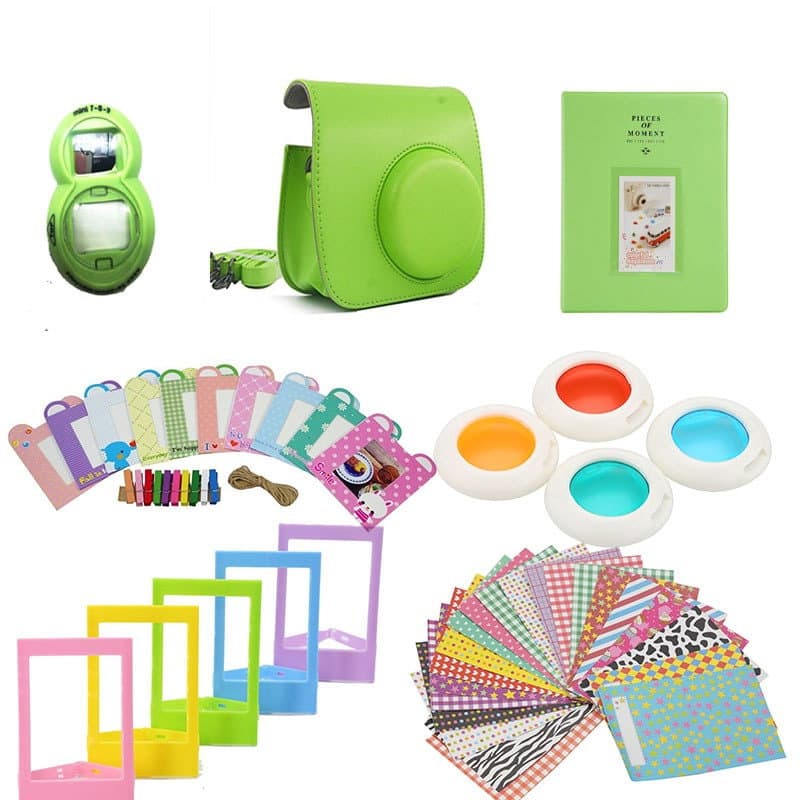 Kit di accessori per Fujifilm Instax Mini 8/9 - verde lime