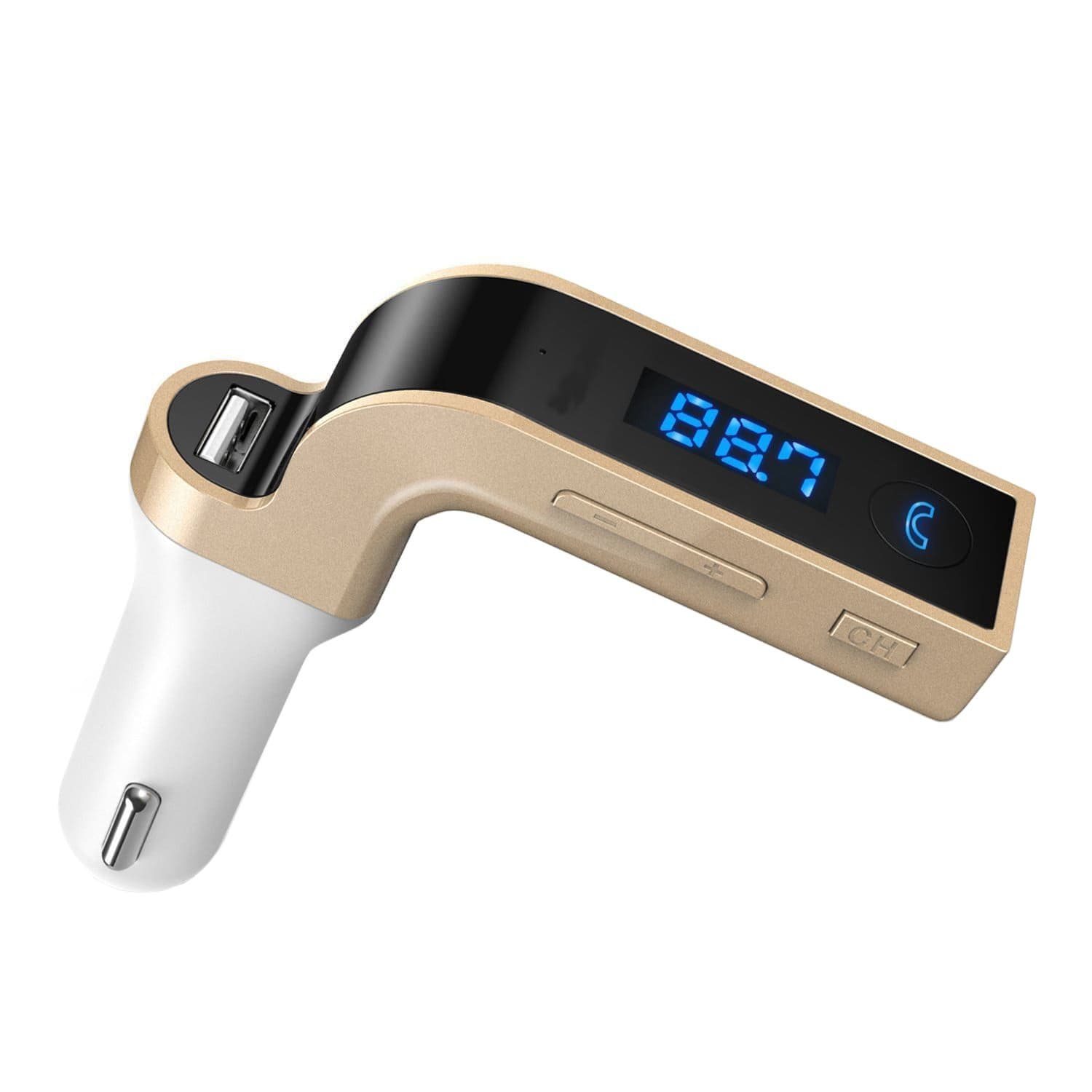 Trasmettitore FM con Bluetooth Freisprecheinrichtung, oro