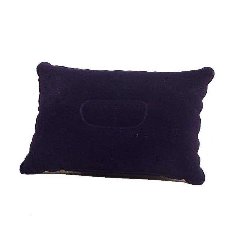 Oreiller portatif - gonflable - violet