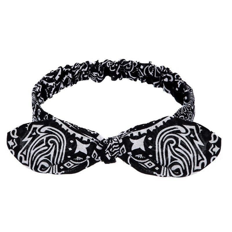 Fasce per capelli a bandana - nere